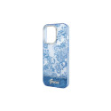 Guess GUHCP14XHGPLHB iPhone 14 Pro Max 6.7" blue/blue hardcase Porcelain Collection Guess GUHCP14XHGPLHB iPhone 14 Pro Max 6.7" blue/blue hardcase Porcelain Collection