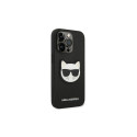 Karl Lagerfeld KLHCP14LSAPCHK iPhone 14 Pro 6,1" hardcase czarny/black Saffiano Choupette Head Patch Karl Lagerfeld KLHCP14LSAPCHK iPhone 14 Pro 6,1" hardcase czarny/black Saffiano Choupette Head Patch