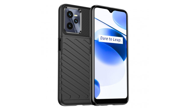 Thunder Case case for Realme C35 silicone armor case black