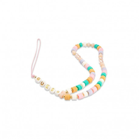 Guess pendant GUSTFLWP Phone Strap pink/pink Heishi Beads
