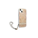 Guess GUHCP13SHFLSD iPhone 13 mini 5.4" gold/gold hardcase Flower Strap