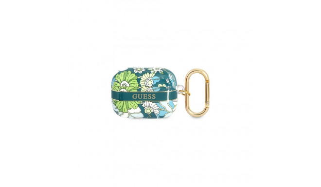 Guess GUAPHHFLN AirPods Pro cover green/green Flower Strap Collection