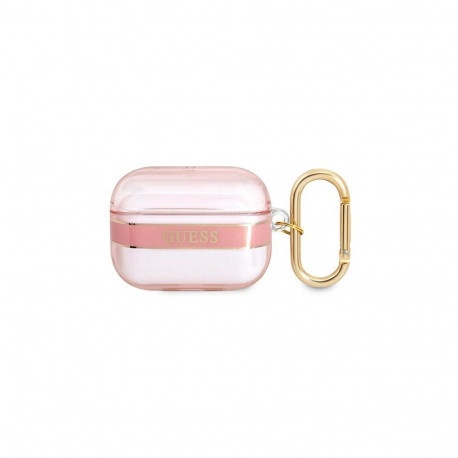 Guess GUAPHHTSP AirPods Pro cover pink/pink Strap Collection