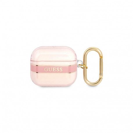 Guess GUA3HHTSP AirPods 3 cover pink/pink Strap Collection