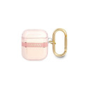 Guess GUA2HHTSP AirPods cover pink/pink Strap Collection
