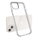 Spring Case case for iPhone 14 Plus silicone cover with frame light blue