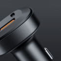 Acefast car charger 66W 2x USB Type C / USB, PPS, Power Delivery, Quick Charge 4.0, AFC, FCP, SCP bl