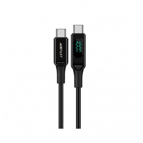 Acefast C6-03 Black USB-C - USB-C PD QC cable 100W 5A 480Mb/s 2m - black