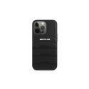 AMG AMHCP13LGSEBK iPhone 13 Pro / 13 6,1" czarny/black hardcase Leather Debossed Lines