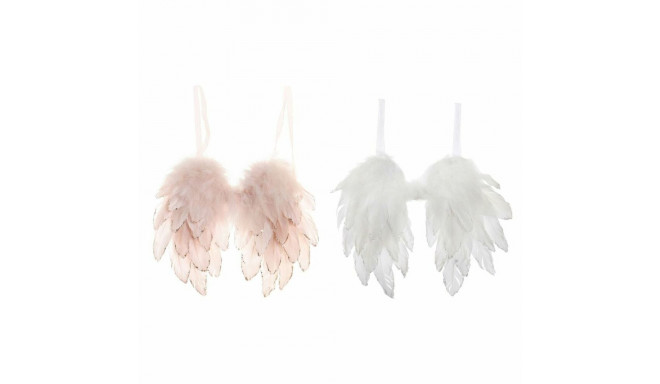 Jõuluehe DKD Home Decor Suled (2 pcs) (28 x 4 x 33 cm)