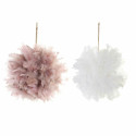 Christmas bauble DKD Home Decor Foam Feather (40 x 40 x 40 cm) (2 pcs)