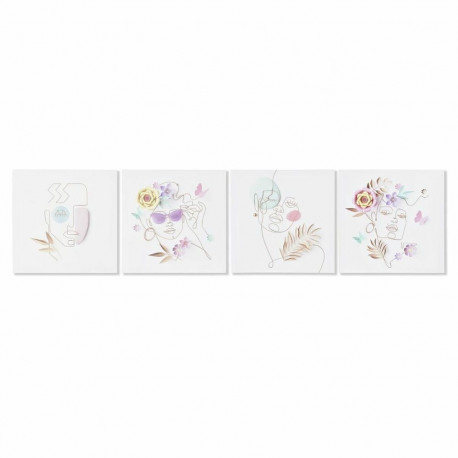 Kangas DKD Home Decor Kangas Puit MDF 40 x 1,8 x 40 cm