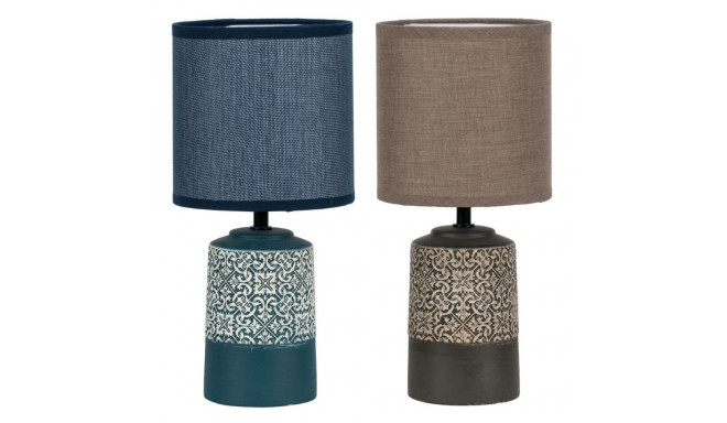 Laualamp DKD Home Decor Keraamiline Keraamika 50 W (15 x 15 x 32 cm) (2 Ühikut)