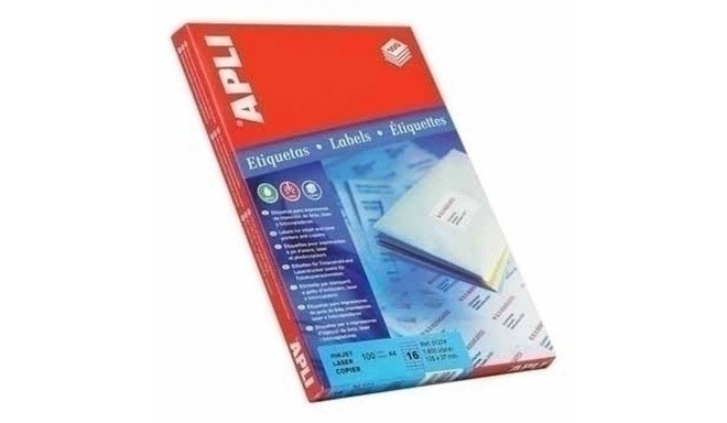 Sildiprinter Apli 100 Lehed 64 x 33,9 mm Valge