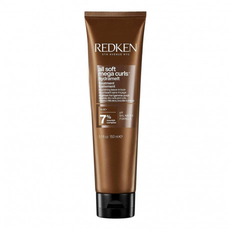 Juuksemask ilma sügavpuhastajata Redken All Soft Mega Curls 150 ml Geel Lokkis juuksed