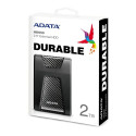 Väline Kõvaketas Adata HD650 Must 2 TB