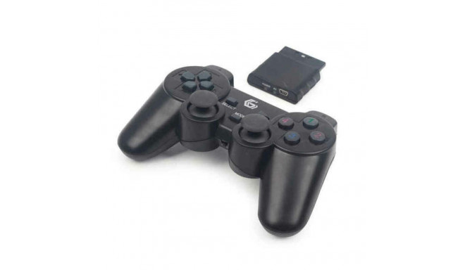 Juhtmevaba Mängupult GEMBIRD Dual Gamepad PC PS2 PS3 Must