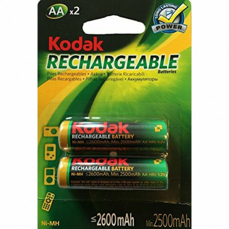 Taaslaetav Aku LR6 Kodak NI-MH 2600 mAh (2 pcs)