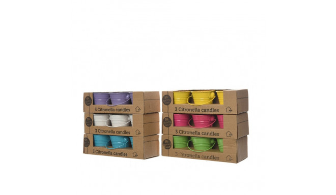 Sääsetõrjevahend Decoris Küünla Komplekt Ø 5 x 6,5 cm Mitmevärviline 45 g