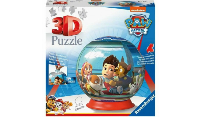 3D Pusle Ravensburger Paw Patrol 72 Tükid, osad