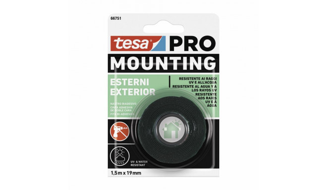 Double Sided Tape TESA Mounting Pro Exterior 19 mm x 1,5 m Multicolour