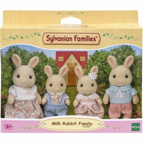Nukkude Komplekt Sylvanian Families 5706 Jänes Pere 4 Tükid, osad