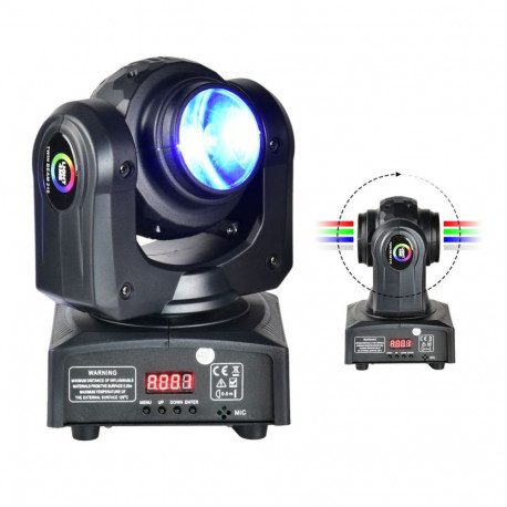 LIGHT4ME mini LED-liikuvpea TWIN BEAM 210
