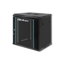 Qoltec 19" RACK cabinet | 12U | 600 x 635 x 450 | Black | Hanging