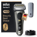 Braun Series 9 Pro+ 9525s märg ja kuiv foolium pardel trimmer metallik
