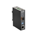 D-Link 100/1000 Mbps SFP tööstuslik meediamuundur -40 kuni 70 °C töövahemikuga