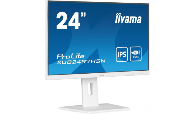 iiyama ProLite XUB2497HSN-W2 arvutimonitor 60.5 cm (23.8") 1920 x 1080 pikslit Full HD LED valge