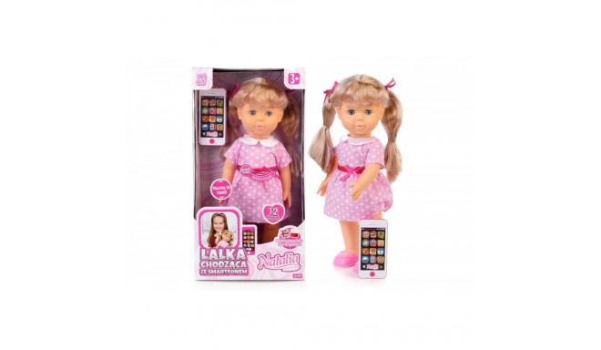 Lalka natalia chodzÄca ze smartfonem 41cm