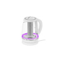 CR 1290 white Czajnik szklany 2,0 l z zaparzaczem oraz regulacją temp.| 60?100°c |