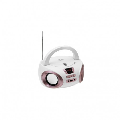 AD 1181 white copper Radio boombox cd-mp3 | usb | fm radio | aux | gniazdo słuchawkowe