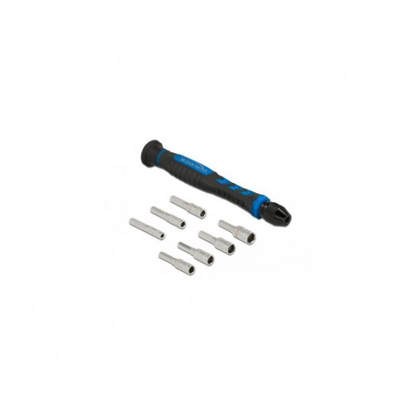 DeLOCK Screwdriver Set 8 pieces external hexagonal hollow shaft 2.5 - 5.5 mm