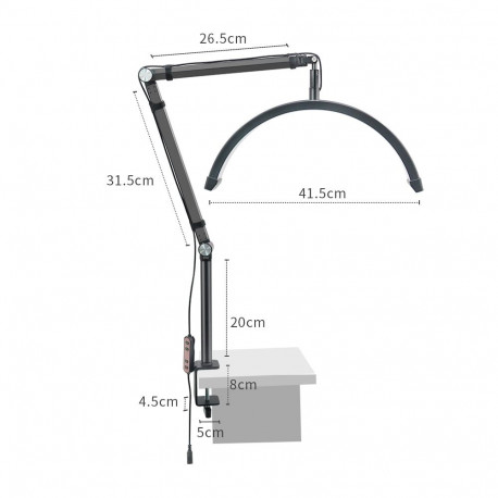 Helios LED-valgusti HL-180 poolkuu