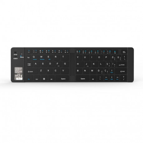 "INCA Tastatur + Maus IBK-579BT BT 3.0 Mini-Größe, faltbar, 5-10m silver"