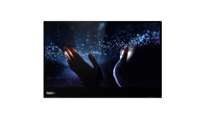 "36cm/14"" (1920x1080) Lenovo ThinkVision M14t 16:9 FHD Touch 6ms 60Hz 2xUSB-C Pivot Black"