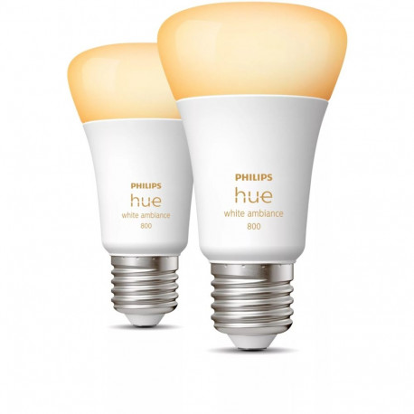 "Philips Hue White Ambiance E27 Doppelpack 2x570lm60W"
