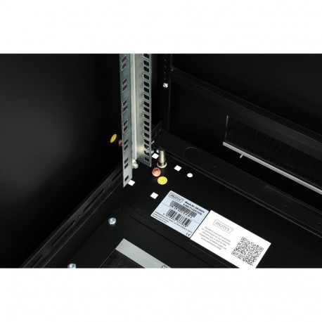 "DIGITUS Netzwerkschrank Unique 32HE 1609x600x600mm schwarz (Speditionsversand)"
