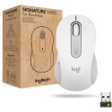 "Logitech Signature M650 for Business Mouse wireless Bluetooth 2.4 GHz Bolt USB receiver off-white"