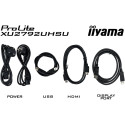 "68,5cm/27"" (3840x2160) Iiyama ProLite XU2792UHSU-B6 16:9 4K UHD IPS 4ms 60Hz HDMI DP USB Speaker B