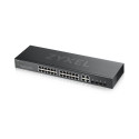 "24+4P Zyxel GS1920-24V2 M RM"