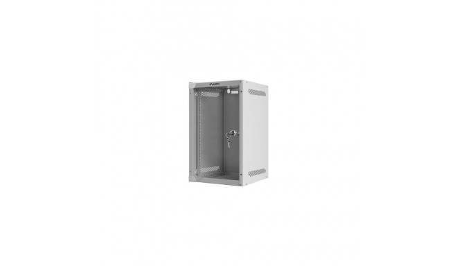 Lanberg riputatav seinakapp 10" 9U 280x310 hall klaasustega