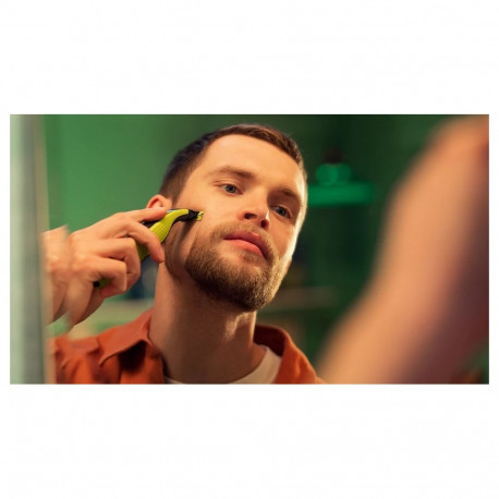 Philips Shaver | QP2724/23 OneBlade | Operating time (max) 45 min | Wet & Dry | NiMH | Black/Lime