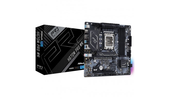 ASRock H670M PRO RS emaplaat