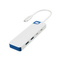 Hyper HyperDrive Flex 4-portiline USB-C kombopistik, valge/sinine | HD5200BUGL
