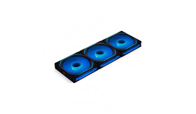 Lian Li UNI FAN SL-INF 120 ARGB PWM ventilaatorikomplekt, 120 mm, 3-pakk, must