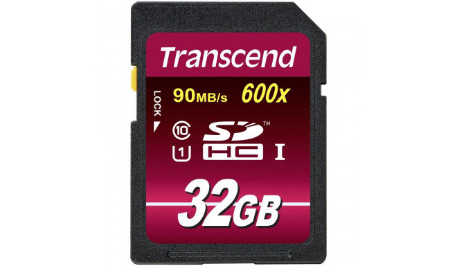 Transcend 32GB UHS-I Class 10 SDHC mälukaart