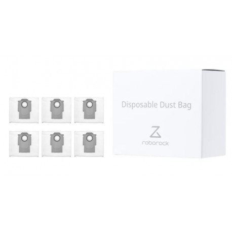 Vacuum Cleaner Accessory|ROBOROCK|Disposable Dust Bag 6pcs|White|For OC0/Q70+/Q70 Max+/OC5/Q75+/Q75 